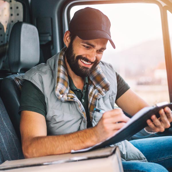 truck driving signing paperwork